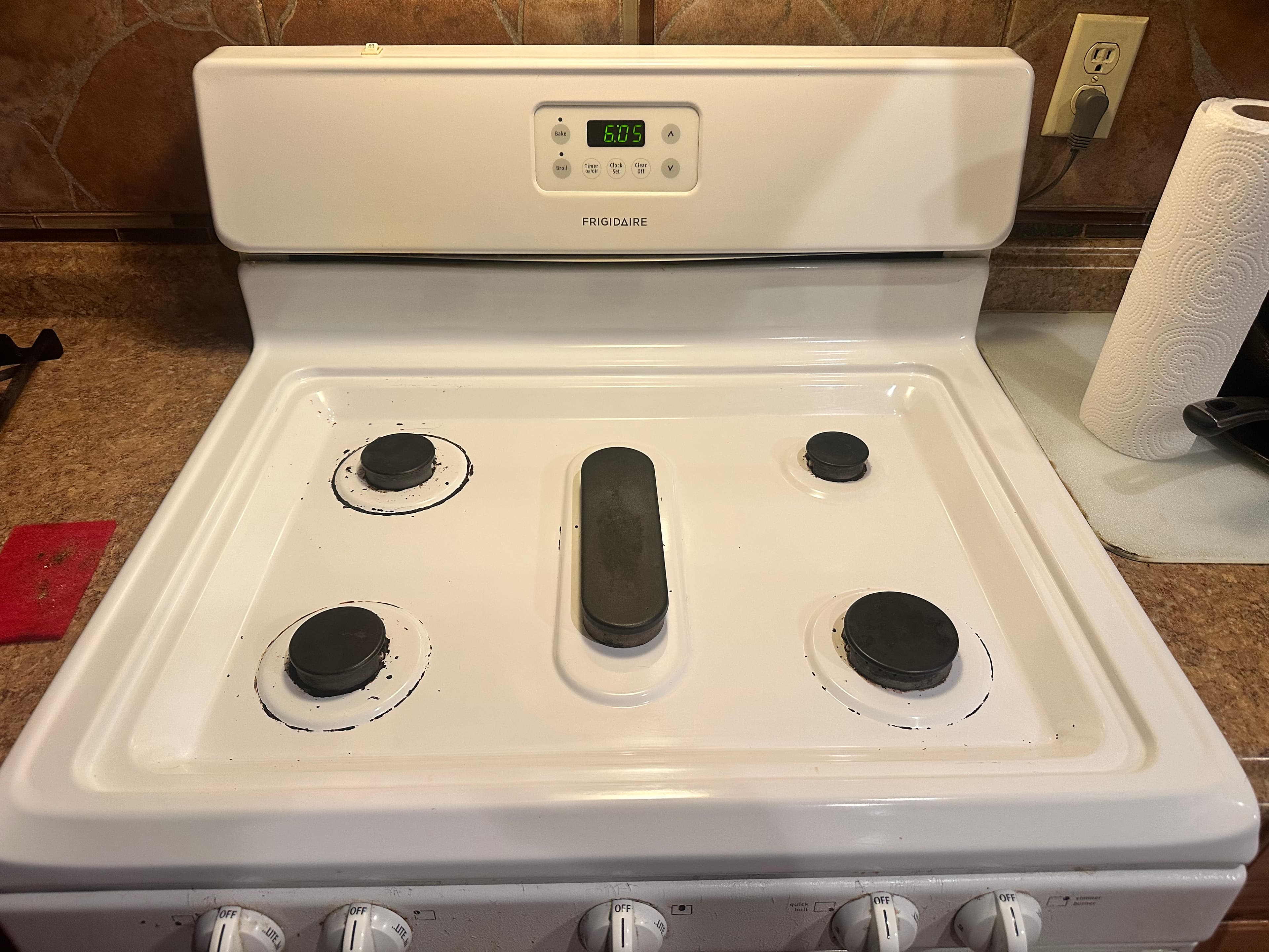 Stove deep clean after