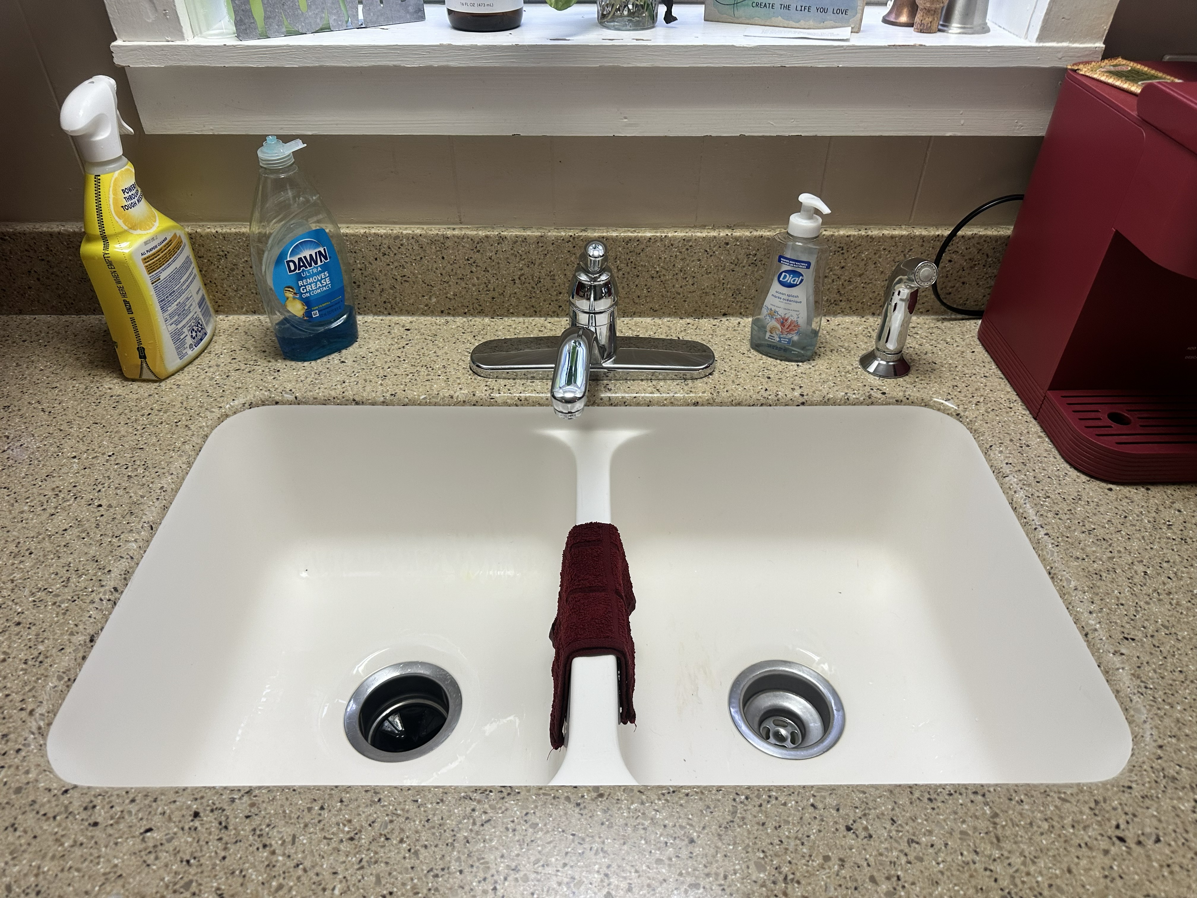 Kitchen reset after cleaning